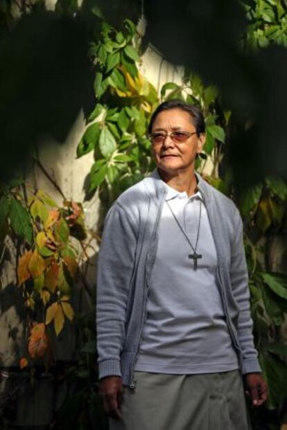 María Villar, misionera comboniana, desarrolla su labor en Egipto.
