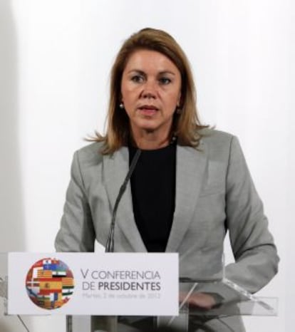 PP secretary general María Dolores de Cospedal.