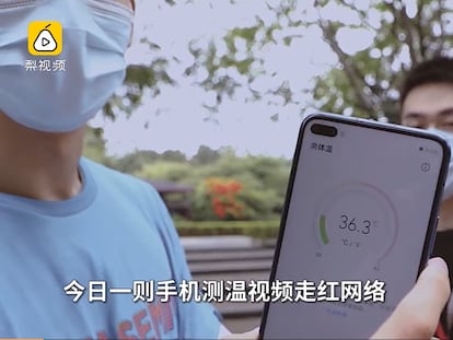 Los teléfonos móviles comienzan a incorporar sensores de temperatura corporal