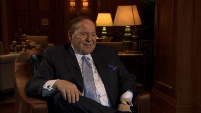 El magnate Sheldon Adelson.