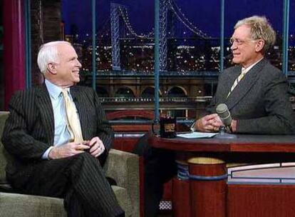 John McCain en el programa de David Letterman