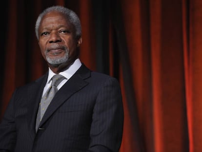 Kofi Annan, em Nova York em 2012.