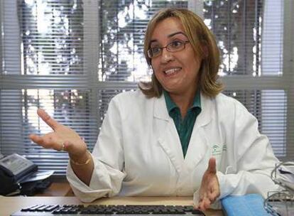 Cristina Segura, en el Centro de Salud Ronda Sur.