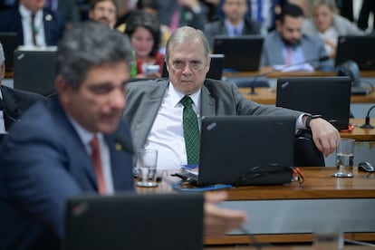 O senador Tasso Jereissati, no Senado, em 2020.