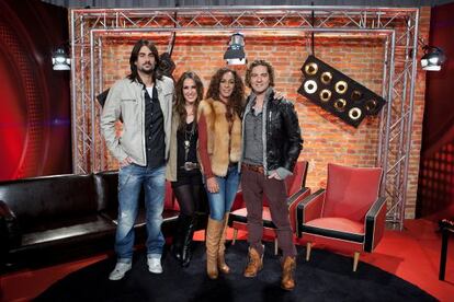 Melendi, Malú, Rosario Flores y David Bisbal, los 'coaches' de 'La voz'