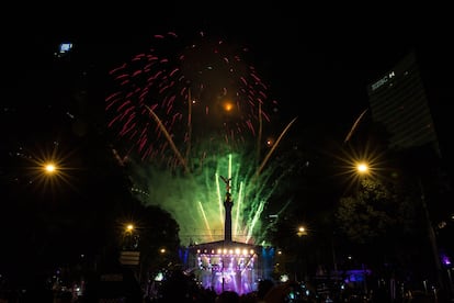 Concierto de año nuevo en el Ángel de la Independencia