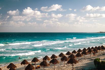 Playa Delfines, en Cancún.