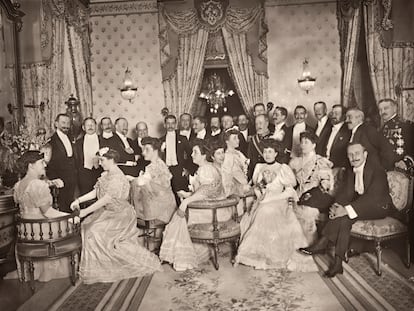Salón de la marquesa de Esquilache, en 1888.