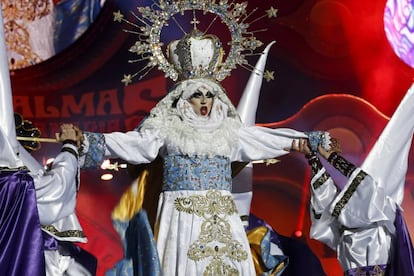 La drag Sethlas, ganadora del concurso Drag del Carnaval de Las Palmas y protagonista de la polémica.