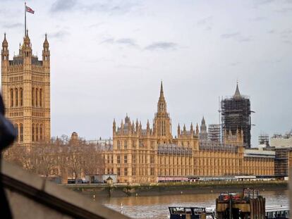 Imagen de la sede del Parlamento británico.