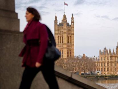 Imagen de la sede del Parlamento británico.