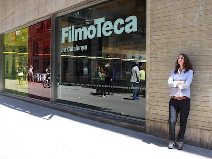 Lucrecia Martel a la Filmoteca de Catalunya.