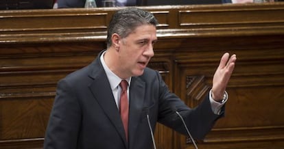 Xavier García Albiol en el debate investidura en el Parlament de Catalunya.