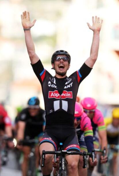 Degenkolb celebra la victoria