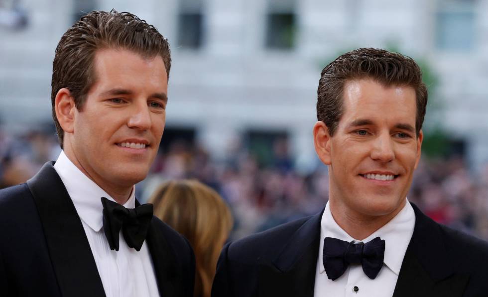 Los gemelos Tyler y Cameron Winklevoss en un evento en 2016. 