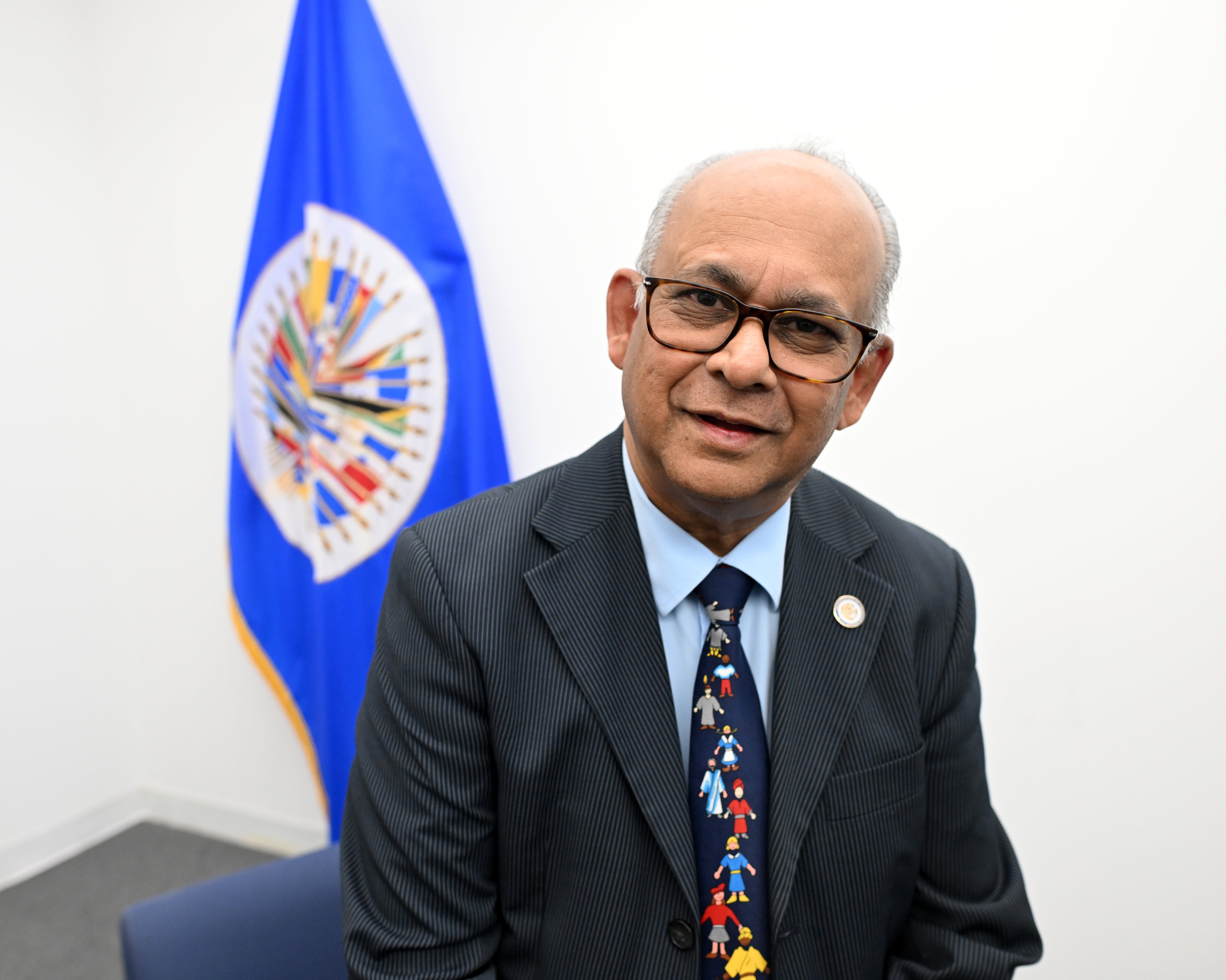 Ramdin, en la sede de la OEA, el 5 de noviembre de 2025.
