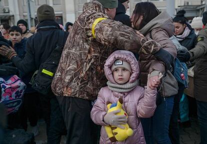Evacuación de habitantes de la localidad de Odesa.