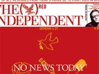 Portada de <i>The Independent.</i>