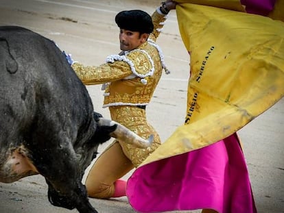 Sergio Serrano, el 22 de septiembre de 2019, en la plaza de Las Ventas.