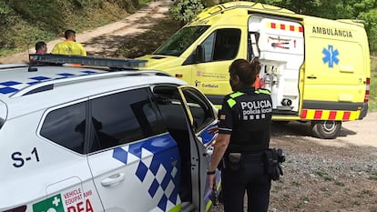 Un agente de la policía local de Ripoll en una imagen de archivo.