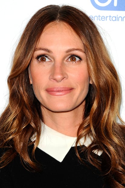 A Julia Roberts le parece que su boca es enorme.