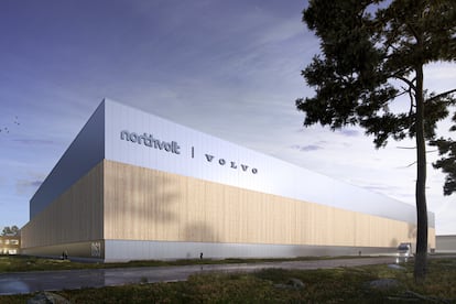 Recreación de lo que sería la planta que Northvolt está construyendo en Gotemburgo (Suecia) en una 'joint venture' con Volvo. Imagen cedida por la empresa.