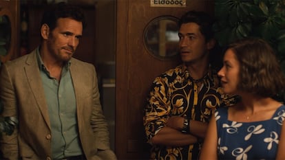 Matt Dillon, Juan Pablo Urrego y Aida Folch, en 'Isla perdida',