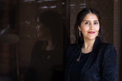 Daniela Catrileo en Santiago de Chile, en octubre de 2023.
