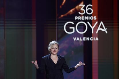 La actriz Carmen Machi ha sido la encargada de la presentación de la gala de la 36ª edición de los Premios Goya.