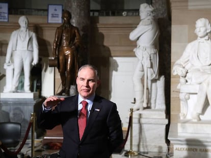 Scott Pruitt, el jefe de la EPA, a finales de febrero