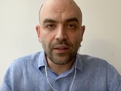 Roberto Saviano en EL PAÍS