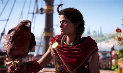 Kassandra, una de las protagonistas de 'Assassins creed oddyssey'.