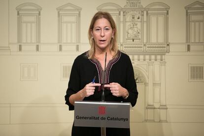 La vicepresidenta en funcions del Govern, Neus Munté.