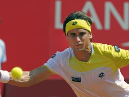 Ferrer, en su partido contra Robredo.