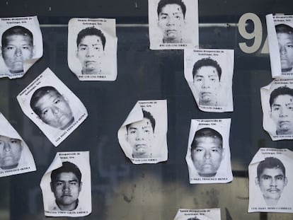 Alunos de Ayotzipan desaparecidos.