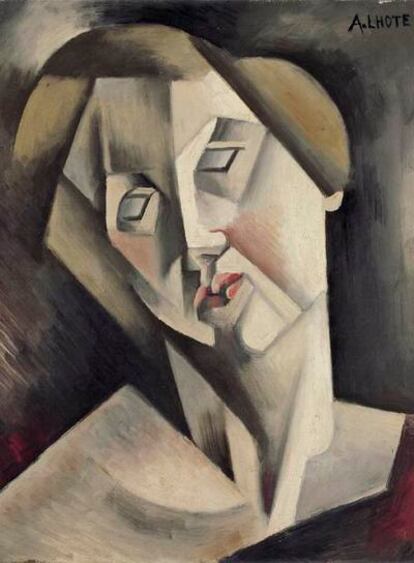 'Cabeza de expresión' (1917), de André Lhote.