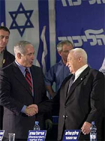 Netanyahu promete en una convención del Likud que deportará a Arafat si gana las elecciones en Israel