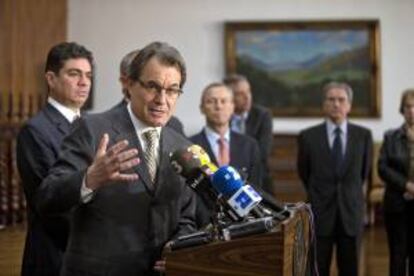 El presidente de la Generalitat de Cataluña, Artur Mas.