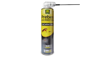 ¿Cómo eliminar cucarachas en casa? Escoge este insecticida que incluye una cánula para rociar su fórmula.