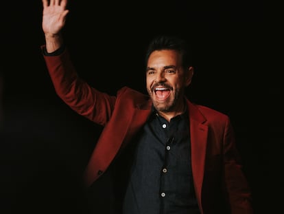 Eugenio Derbez durante una emisión de 'The Late Late Show', el 10 de mayo de 2022.