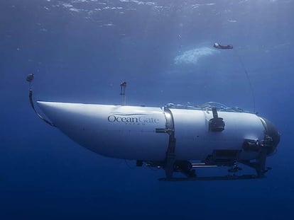 Sumergible modelo 'Titan' de OceanGate, en una imagen de la compañía.