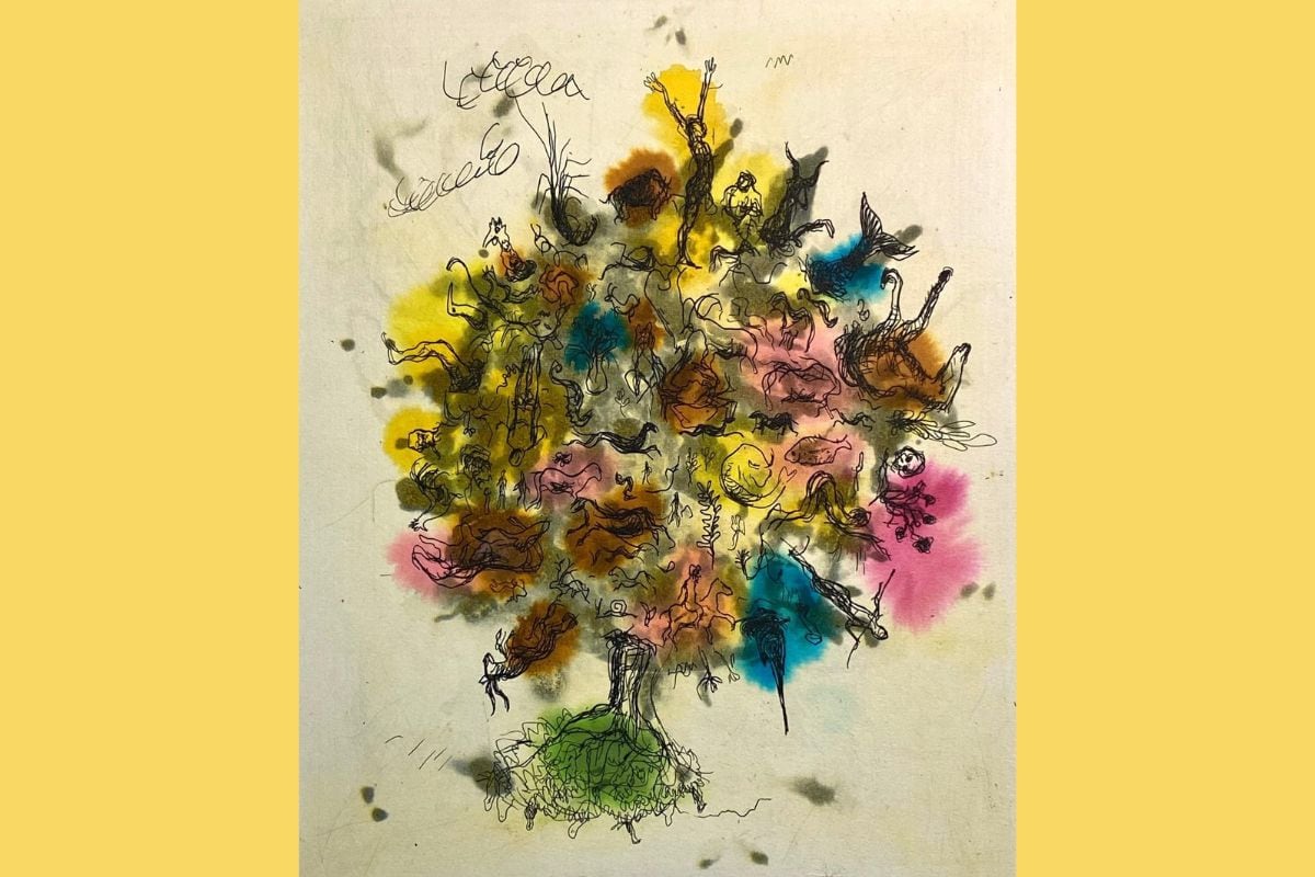 The prize. 'Mondongo', the work of Miquel Barceló