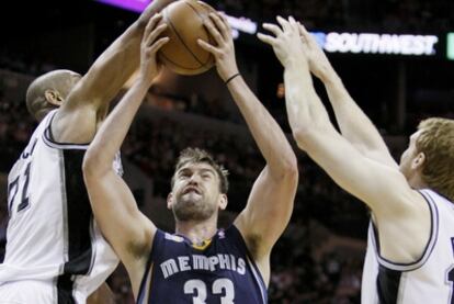 Marc Gasol, en un momento del partido.