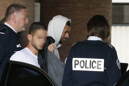 Benzema, tras su declaración en noviembre.