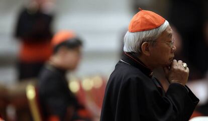 El cardenal Joseph Zen, en marzo de 2013.