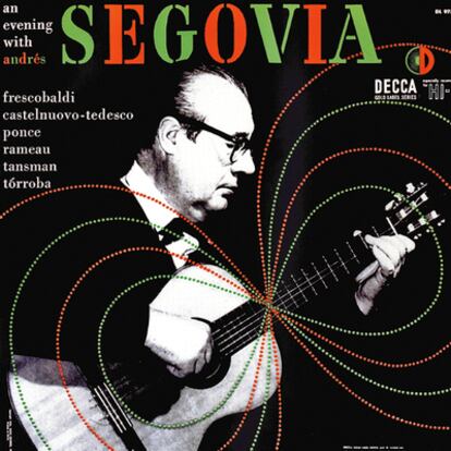 Steinweiss diseñó portadas de música clásica también española, como Andrés Segovia.