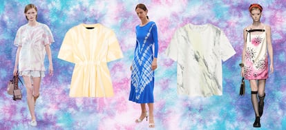 La apuesta por el 'tie-dye' de Stella McCartney, Proenza Schouler, Zara, Mango y Prada.