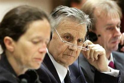 Jean-Claude Trichet, durante su comparecencia en el Parlamento Europeo.