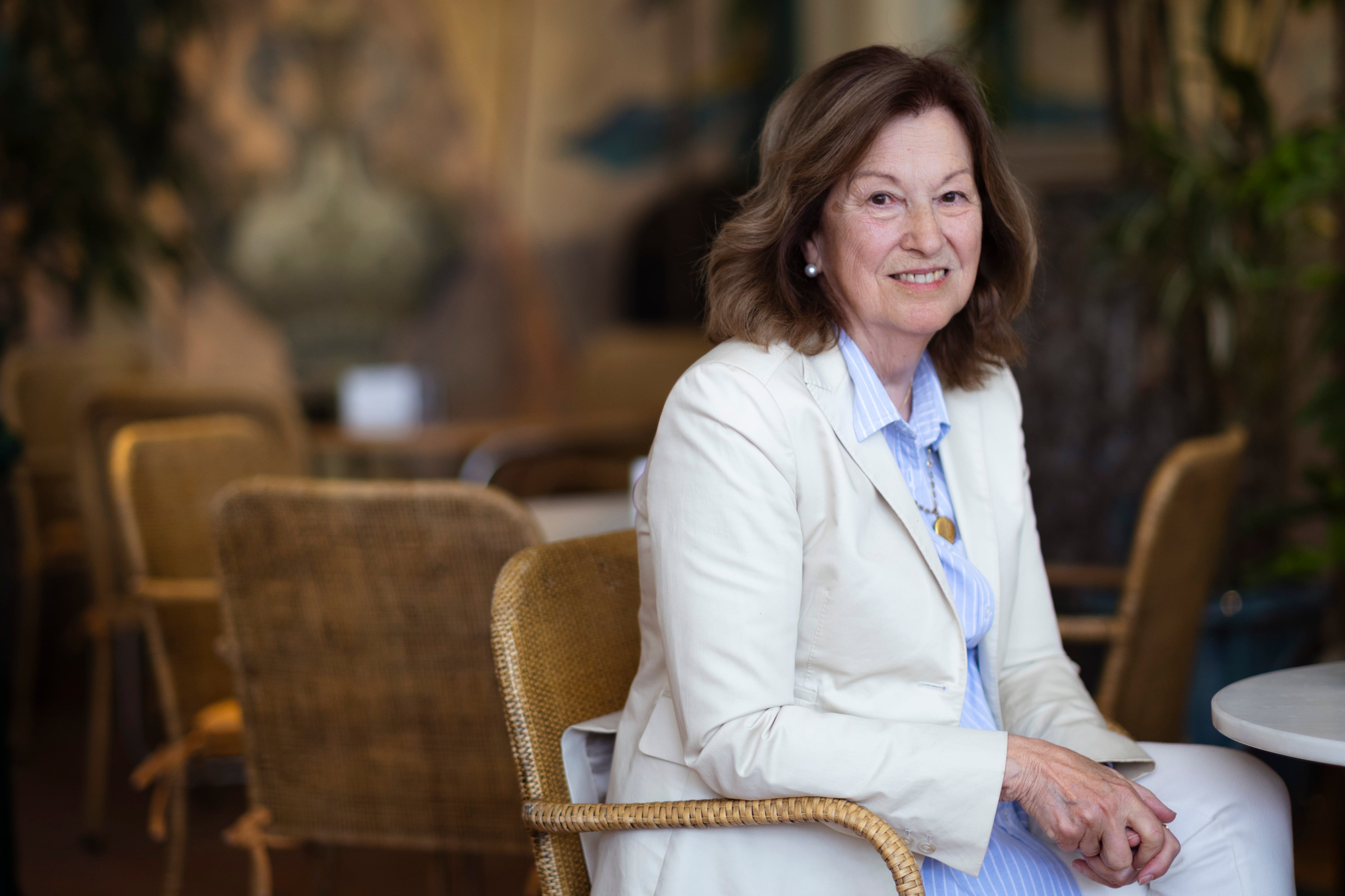 Carmen Romero, este lunes en Sevilla.
