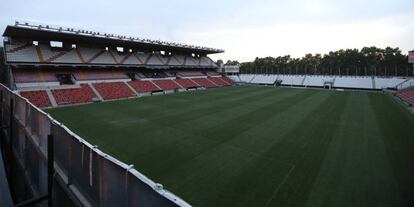 El estadio del Rayo Vallecano.